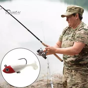 Рыболовная приманка с Т-образным хвостом, 6 см/7 г, 7 см/15 г, с острым крючком, реалистичные 3D глаза, ПВХ приманка для плавания, искусственная мягкая приманка, аксессуары для пресноводной морской рыбалки S