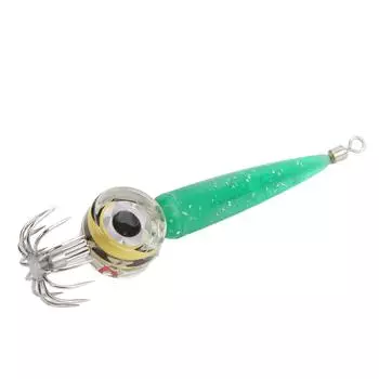 Рыболовная приманка Светящийся крючок Низкое энергопотребление Светодиодный Светящийся рыболовный крючок для глубоководной рыбалки для рыбалкиЗеленый