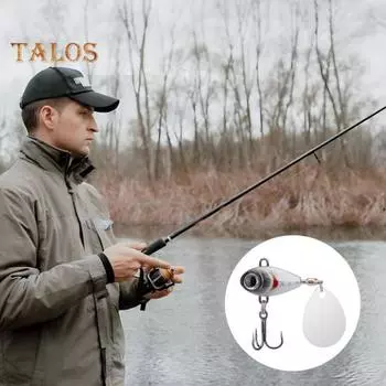 Рыболовная приманка VIB 10,5 г/30 мм с тройным крючком, спиннингом, блестками, для дальнего заброса, жесткая искусственная блесна для ловли в соленой воде, пресноводного окуня, судака, форели F