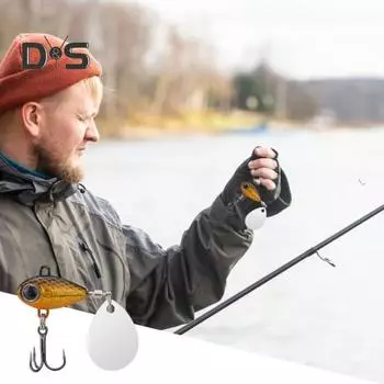 Рыболовная приманка VIB 10,5 г/30 мм с тройным крючком, спиннингом, блестками, для дальнего заброса, жесткая искусственная блесна для ловли в соленой воде, пресноводного окуня, судака, форели C