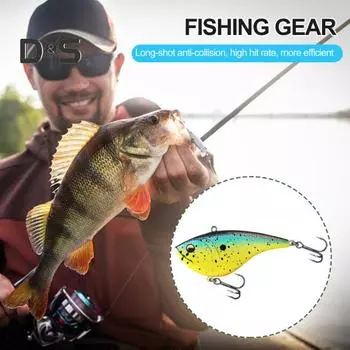 Рыболовная приманка VIB 8 см/21 г с тройными крючками, искусственная жесткая приманка для дальнего заброса, аксессуары для ловли соленой воды, пресноводного окуня, судака, форели B