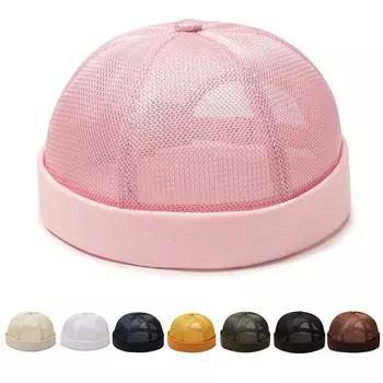 Рыболовная шляпа, тонкие мужские и женские шляпы без полей, арбузные шляпы, модная мужская американская рабочая одежда, шляпы One Size чёрный