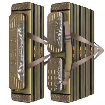 Рыболовная сумка 80/90/100/120/125/130 см 2/3/4-слойная рыболовная сумка Оксфорд Складная удочка Сумка для катушки Сумки для хранения рыболовных снастей Дорожный чехол X402G 2 layer 80cm