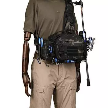 Рыболовная сумка Боковые карманы Затягивающийся шнурок Удобный Полезный Охотничий Аксессуар Инструмент Аксессуары для Рыболовства