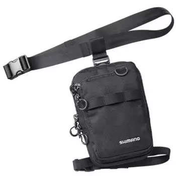 Рыболовная сумка SHIMANO Langan Leg Bag черная для левой и правой ноги BW-022T