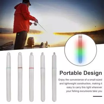 Рыболовная светящаяся палочка-лампа Водонепроницаемый Мини Подводный рыболовный фонарь Погружной Глубокий Падение Цветной синий
