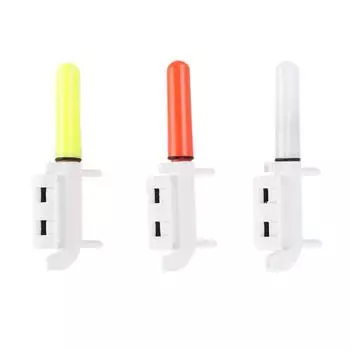 Рыболовная светящаяся палочка LED Fishings Rod Light Fishings Strikes Alerts Glow Stick Night Fishings Rod Bites Alarm One Size красный