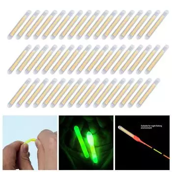 Рыболовная светящаяся палочка Темная удочка Светящаяся поплавочная светящаяся палочка Сигнализация поклевок Ночная рыбалка Светящаяся светящаяся палочка F