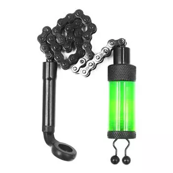 Рыболовная свингерная цепная сигнализация, сигнализатор поклевки, вешалка для свингера, рыболовные снасти зелёный