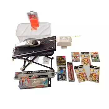 Рыболовная удочка Samadhi Intuitive Smelt II Dome Boat Rod 23 см с электрической катушкой Trick PE Line Bait Box с подставкой Полный комплект