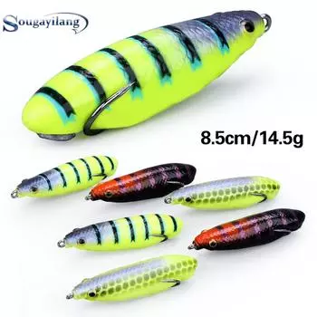 Рыболовная жесткая наживка Fish Now Fish Полосатая наживка Набор искусственных наживок для кальмара Рыболовные снасти 1