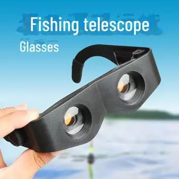 Рыболовные бинокли с креплением на голову для наблюдения за дрейфом, увеличения/уменьшения масштаба, очки для чтения, принадлежности для рыболовных снастей Flat telescope