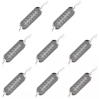 Рыболовные флешеры вращающаяся металлическая троллинговая приманка 4,7 дюйма рыболовные принадлежности (03)