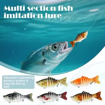 Рыболовные искусственные рыбы с лопастями Spinnerbait для поверхностной воды, медленно тонущие приманки для ловли форели и окуня One Size