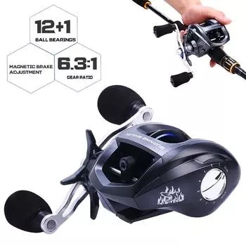 Рыболовные катушки для заброса наживки 13BB, левая/правая высокоскоростная катушка для заброса наживку Right Hand