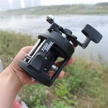 Рыболовные катушки Троллинговая катушка Saltwater TSSD 3000L-4000L Right Hand Black 4000.0