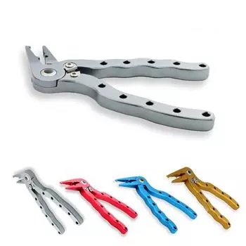 Рыболовные клещи из алюминиевого сплава 120 мм, разъединитель для рыбалки синий