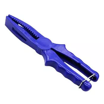 Рыболовные клещи-захваты Abs Fish Clamp Grip Catch Release Tool Hook Extractor Holder Fish Body Tongs Scissors Fishing Pliers синий
