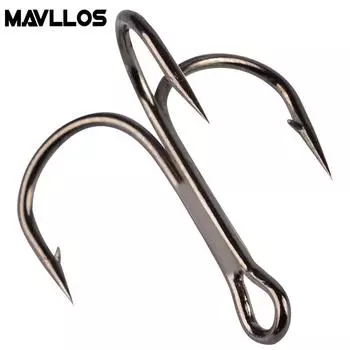 Рыболовные крючки Mavllos, 20 шт./компл. # 2-# 14, три тройных крючка из высокоуглеродистой стали, импорт из Японии 4#