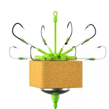 Рыболовные крючки Рыболовный лоскут Взрывной струнный крючок Противонаматывающие лески Рыболовные снасти Набор крючков-пауков Крючок из высокоуглеродистой стали для карпа 7