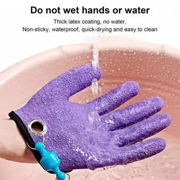 Рыболовные перчатки с утолщенным хорошим сцеплением Left