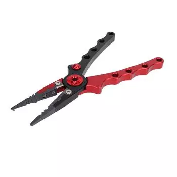 Рыболовные плоскогубцы из алюминиевого сплава, многофункциональные плоскогубцы для заводных колец, самоблокирующийся экстрактор рыболовных крючков