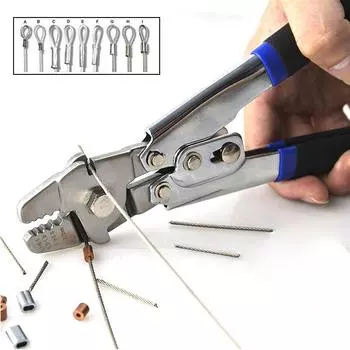 Рыболовные плоскогубцы из нержавеющей стали для обжима, оснастка из мононити из стальной проволоки, инструмент для рыбалки