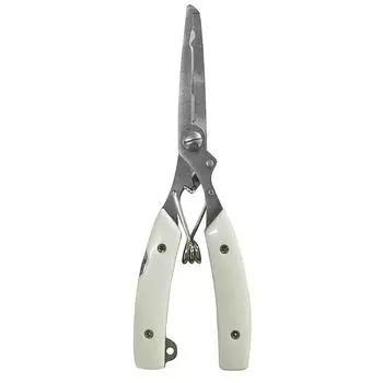 Рыболовные плоскогубцы из нержавеющей стали, многофункциональные рыболовные инструменты, товары, ножницы, снасти белый