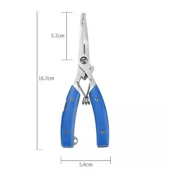 Рыболовные плоскогубцы из нержавеющей стали, многофункциональные рыболовные инструменты, товары, ножницы, снасти белый