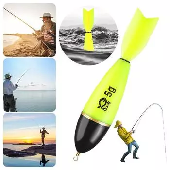 Рыболовные поплавки с подсветкой для ночной рыбалки, аксессуары для ночной рыбалки, светящиеся поплавки для морской рыбалки на камнях и океане