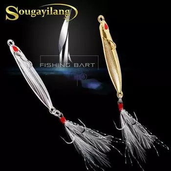 Рыболовные приманки 5 шт. ложка-спиннер приманка для форели морская приманка металлическая приманка рыболовные снасти приманка для морской рыбалки золотой