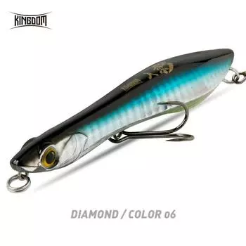 Рыболовные приманки Kingdom Surf-Dogger, 95 мм, 110 мм, плавающие и тонущие твердые приманки, дальний заброс, хорошие приманки-карандаши, поппер-воблеры 9.5g