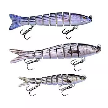 Рыболовные приманки, приманка для плавания, вобливная приманка для окуня, форели, краппи, мускусного сома, рыболовный крючок, реалистичная рыба 3.85 A