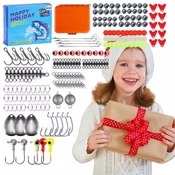 Рыболовные приманки Рождественский календарь обратного отсчета для взрослых мужчин подростков мальчиков Рыболовные приманки Адвент-календарь 2025 Подарок для любителей рыбалки 7.68x4.02x1.18inch