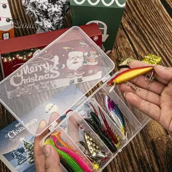 Рыболовные приманки, рыболовные снасти, рыболовные приманки, крючки, наборы, реалистичные приманки для рыбы, подарок для рыболовов, отца, брата зелёный
