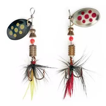 Рыболовные приманки с блестками, вращающиеся 4,5 г, 57 мм, искусственные приманки красный