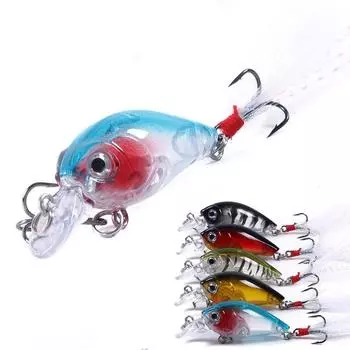 Рыболовные приманки Topwater Popper Bait Жесткая наживка Искусственные воблеры Пластиковые рыболовные снасти с крючками A