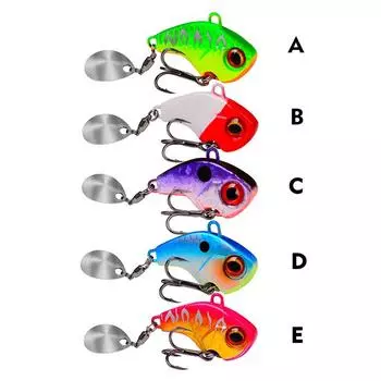 Рыболовные приманки, вращающаяся металлическая вибрационная приманка, зимняя рыбалка, 6 г, 15 г, 28 г, искусственные твердые приманки, спиннер-ложка, приманка Pesca зелёный