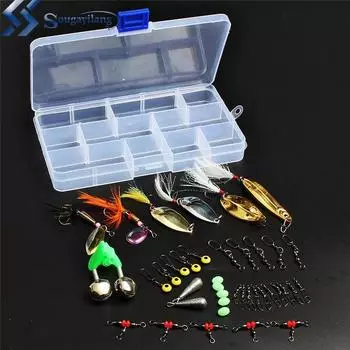 Рыболовные принадлежности Жесткая наживка Мягкая наживка Рыболовные ножницы Колокольчик Космические бобы Маленькие аксессуары