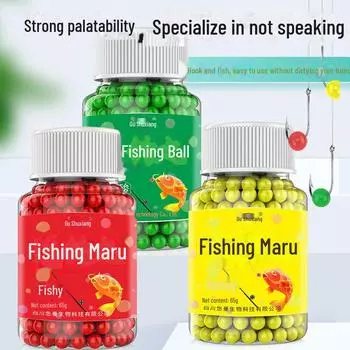 Рыболовные шары Gu Shuxiang — наживка для карася, травы, тилапии для рыбалки на открытом воздухе и в водоемах с черной ямой Honey мёд