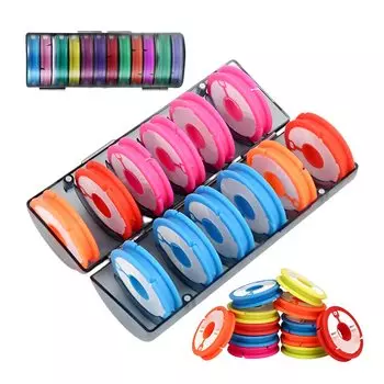 рыболовные снасти heizi рыболовная леска рыболовная 12 рыболовная хранение кейс шпуля, намотка, крючок, детали, снасти, (набор 12, включен)