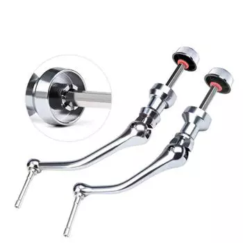 Рыболовные снасти из алюминиевого сплава, аксессуары с одним коромыслом, шестигранный вал, ручка рыболовного колеса Large