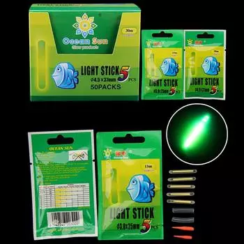 Рыболовные снасти Рыболовная светящаяся палка Светящаяся палка Рыболовные принадлежности Рыболовная палка Ночная рыбалка Аксессуары для рыболовных снастей Уникальные 3.0*25mm