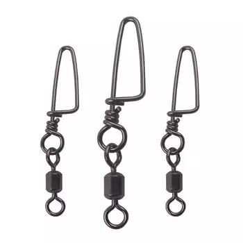 Рыболовные вертлюги шарикоподшипниковые 30 шт. в упаковке шарикоподшипниковый соединитель для рыболовной лески 10