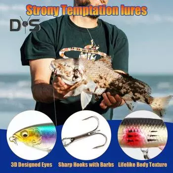 Рыболовный адвент-календарь для мужчин на 2024 год. Обратный отсчет до Рождества. Подарочный набор рыболовных приманок с колеблющимися блеснами Topwater, попперами Minnow Crankbait VIB Freshwater. 1 Set