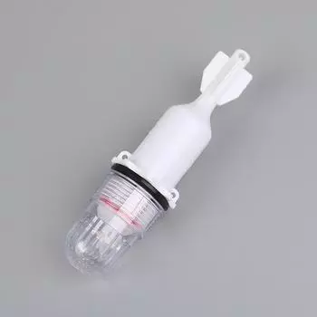 Рыболовный фонарь Подводный маяк для сети Буй Сигнальный фонарь Индикаторная лампа Приманки Лампа для поиска рыбы Мигающая двойная вспышка Лампа белый