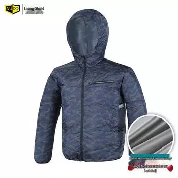 Рыболовный костюм Nengdun с кондиционером и съемным вентилятором: Стильный летний дизайн, длинные и короткие рукава (KDY-02) XL