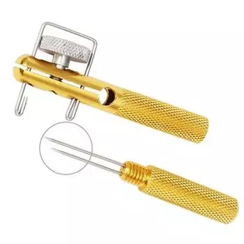 Рыболовный крючок из алюминиевого сплава, многоуровневый узловязатель, рыболовный крючок, двуглавая игла, инструмент