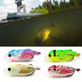 Рыболовный крючок, острый, сильное проникновение, красочный, 12,6 г, бионическая цикада, искусственный гольян, мягкая приманка для любителей C