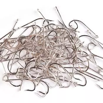 Рыболовный крючок Плоские острые рыболовные крючки Рыболовные крючки с шипами Смещенный рыболовный крючок с большим длинным стержнем